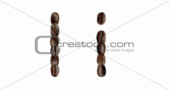 Coffee Alphabet.