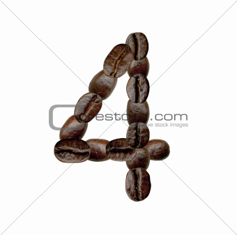 Number from Coffee Beans