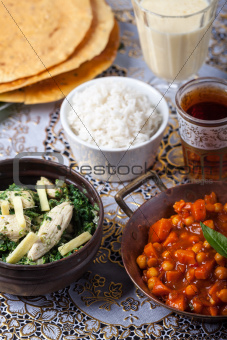 indian dishes with rice 
