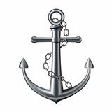 Anchor with chain