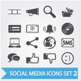 Social media icon set 2