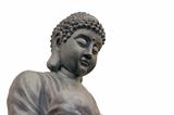 Japanese Zen Buddha Sculpture Closeup
