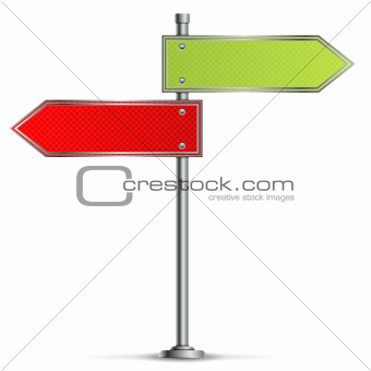 Pole with Road Signs