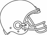 American Football Helmet Line Drawing
