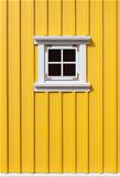 Yellow wooden wall