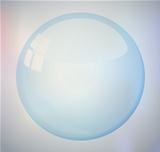 bubble on a colored background