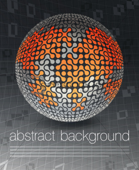 Global business concept poster design, vector illustration, EPS1