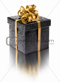 Stylish black present box