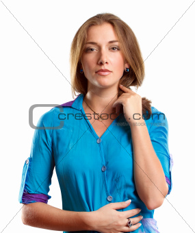 Woman Looking on Camera