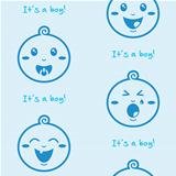 It's a boy blue seamless background with baby boys