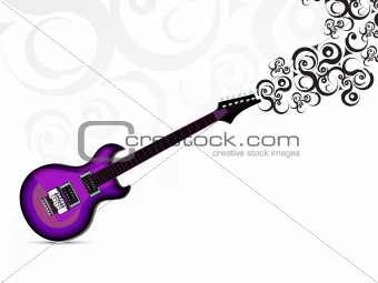 abstract musical guitar background