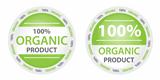 100% Organic Product Label in Two Versions
