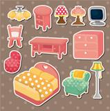 cute cartoon furniture stickers