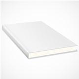 Empty book with white cover