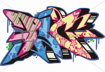 Graffito - pig