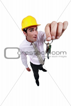 Estate-agent dangling keys