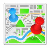 Abstract Map Icon