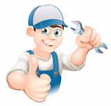 Thumbs up plumber or mechanic