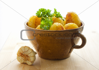 Potatoes in a bowl