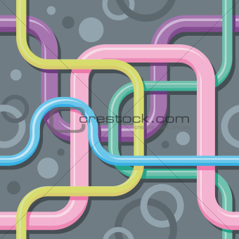 Seamless color texture - interlacing wires