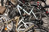 abandoned bicycles