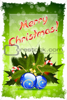 Grungy Merry Christmas Card