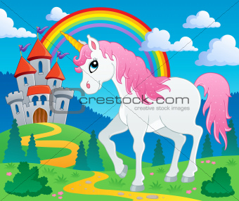 Fairy tale unicorn theme image 2