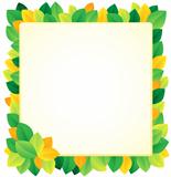 Leafy theme frame 1