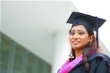 Young Indian female graduate