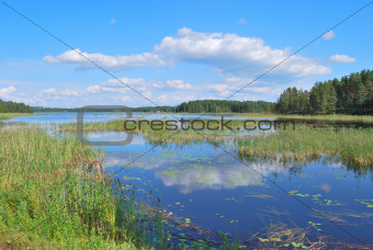 Finland,  the country of clean lakes