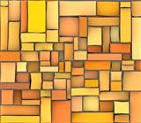 orange yellow abstract pattern tile surface backdrop