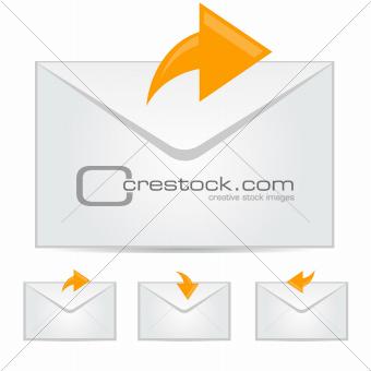 envelope and arrow