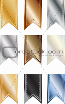 Metallic Pendant Banners