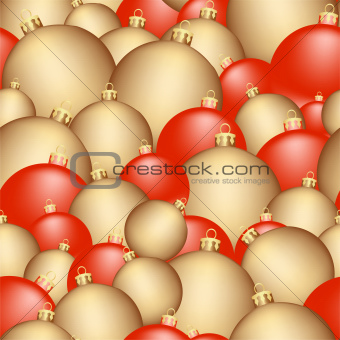 seamless christmas balls