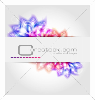 Abstract background with purple elements 