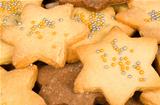 Full frame Christmas biscuits