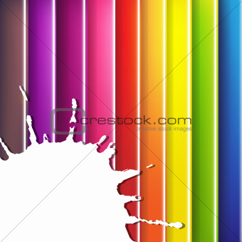 Colorful Background With Blob