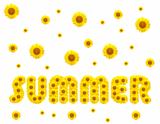 summer season with sunflowers