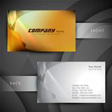 Abstract professional and designer business card template 