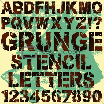 Stencil Letters