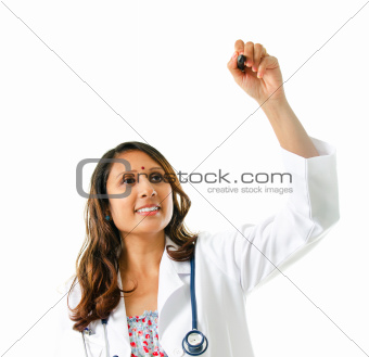 Asian Indian female doctor