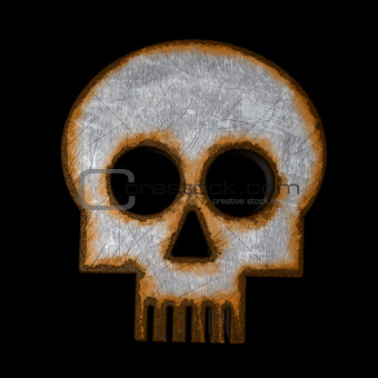 rusty skull symbol