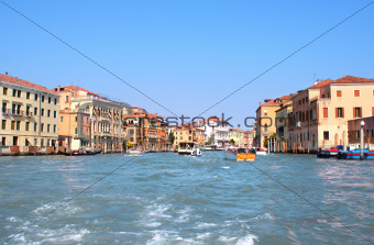 Grand Canal of Venice, Italy.
