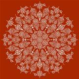 Vector Highly Detailed Lacy Snowflake 
