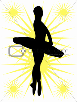 Ballerinas silhouette