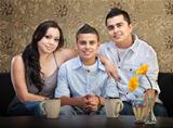 Hispanic Family of Three