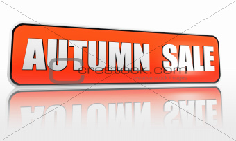 autumn sale banner