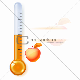 Thermometer by seasons
