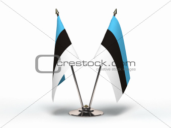 Miniature Flag of Estonia (Isolated)