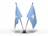 Miniature Flag of Somalia (Isolated)